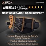 Adjustable Copper Fit X-Back Brace for Pain Relief
