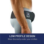 Everyday Medical Inguinal Hernia Support Belt for Men I Fits Left or Right Side I Post Surgery Men and Womens Hernia Support Truss for Inguinal, Groin Hernias I Adjustable Waist Strap I Black | S/M