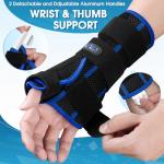 TISMOD Adjustable Carpal Tunnel Wrist Brace with Thumb Support