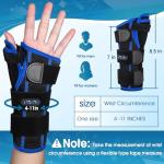 TISMOD Adjustable Carpal Tunnel Wrist Brace with Thumb Support