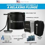 Portable 88 Gallon Cold Plunge Tub for Athletes