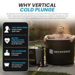 Portable 88 Gallon Cold Plunge Tub for Athletes