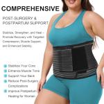 Plus Size Abdominal Binder for Surgery Recovery