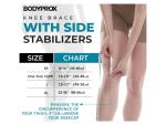 Knee Brace with Stabilizers and Gel Pads