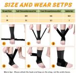 Kids Compression Ankle Brace - Adjustable Foot Support