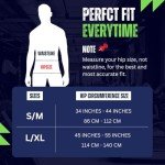 Everyday Medical Inguinal Hernia Support Belt for Men I Fits Left or Right Side I Post Surgery Men and Womens Hernia Support Truss for Inguinal, Groin Hernias I Adjustable Waist Strap I Black | S/M