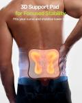 Comfortable Lower Back Brace with Adjustable Support