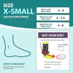 Lace Up Kids Ankle Brace for Sports Support