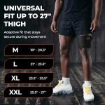 Breathable Thigh Brace for Muscle Support and Recovery