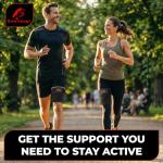 Breathable Thigh Brace for Muscle Support and Recovery