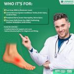 JOMECA Adjustable Drop Foot Brace for Walking