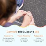 ZenToes Fabric Wraps for Toe Support (4 Pack)