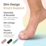 ZenToes Fabric Wraps for Toe Support (4 Pack)