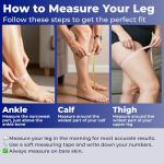 Mojo Sports Recovery Compression Thigh Sleeve - X-Large Black