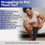 Mojo Sports Recovery Compression Thigh Sleeve - X-Large Black