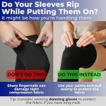 Mojo Sports Recovery Compression Thigh Sleeve - X-Large Black