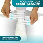 Medium ASO Speed Lacer Ankle Stabilizer - White
