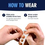 Hammer Toe Gel Cushions - 2 Pairs