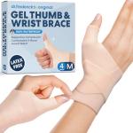 4-Pack Waterproof Thumb & Wrist Brace Set