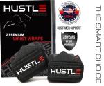 Hustle Athletics Weightlifting Wrist Wraps for Support