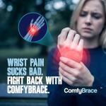 ComfyBrace® Adjustable Carpal Tunnel Wrist Braces (2-Pack)