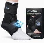 SNEINO Adjustable Ankle Brace for Sprains and Support