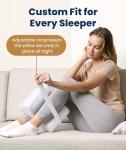 Knee Pillow for Side Sleepers - Memory Foam Support