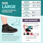 Lightweight Closed Toe Walking Shoe for Recovery