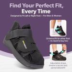 Lightweight Closed Toe Walking Shoe for Recovery