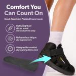 Lightweight Closed Toe Walking Shoe for Recovery