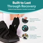 Lightweight Closed Toe Walking Shoe for Recovery