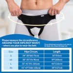 Inguinal Hernia Belt for Single/Double Hernia Support, Groin Hernia Truss for Men & Women Pain Relief with 2 Removable Compression Pads - Soft, Skin-friendly Fabric (Size M)