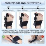Upgraded Bunion Corrector with Adjustable Toe Straightener