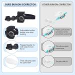 Upgraded Bunion Corrector with Adjustable Toe Straightener