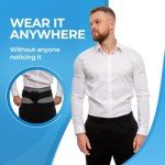 Hernia Belts for Men and Women - Adjustable Right or Left Side Groin Hernia Truss - Pre or Post-Surgical Scrotal Invisible Inguinal Hernia Support for Men - Medical Hernia Guard with 2 Removable Pads