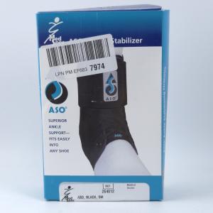 Black Small Ankle Stabilizer by Med Spec ASO