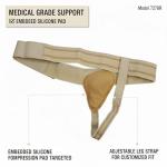 Inguinal Groin Hernia Support Belt - Right Beige