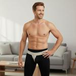 Inguinal Groin Hernia Support Belt - Right Beige