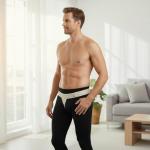 Inguinal Groin Hernia Support Belt - Right Beige