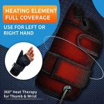 Wrist Thumb Brace with Heating Pad for Relief