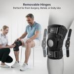 Adjustable Hinged Knee Brace for Pain Relief