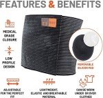 Everyday Medical Plus Size Umbilical Hernia Support Belt I Pain and Discomfort Relief from Umbilical, Navel, Ventral and Incisional Hernias I Hernia Binder for Big Men and Large Women I XXXL/3XL