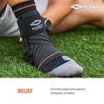 Shock Doctor Ultra Knit Ankle Brace, Small Black
