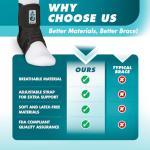 ASO Speed Lacer Medium Black Support Brace