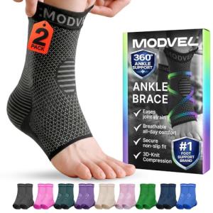Foot & Ankle Compression Brace Socks for Relief