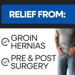 Hernia Belt for Men Inguinal Hernia Support | Groin or Lower Abdominal Hernia Truss Hernia Belts for Women or Mens Inguinal Hernias Support Belt | With Pressure Pad Fits Left or Right Groins (MEDIUM)