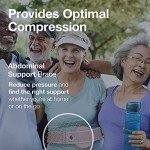 Armor Adult Umbilical Hernia Truss Support Belt for Relief of Abdominal Pain and Pressure, Stretchy Elastic Tummy Control Comfort for Men and Women, Size Medium