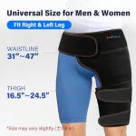 LotFancy Hip Brace with Hot/Cold Gel Pack