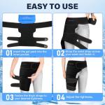 LotFancy Hip Brace with Hot/Cold Gel Pack