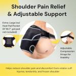 Adjustable Shoulder Brace with Ice Pad Pocket